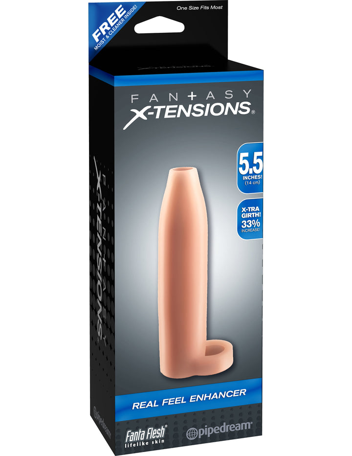 Pipedream Fantasy X-Tensions 5.5" Real Feel Enhancer - Light