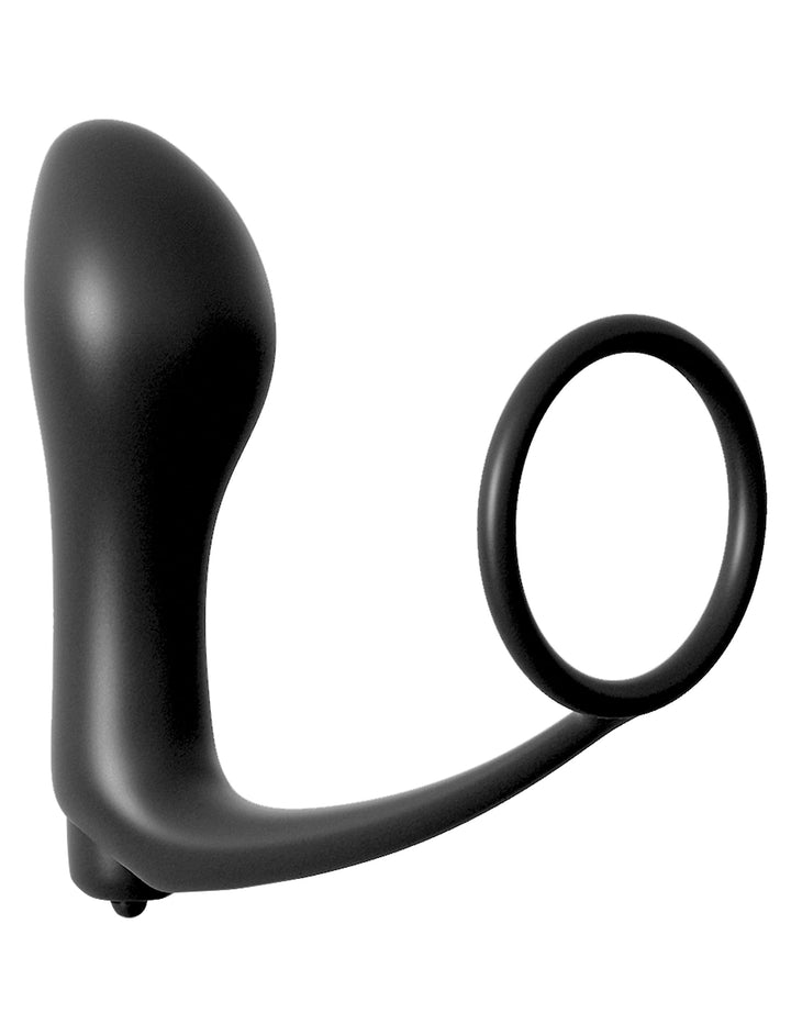 Anal Fantasy Collection Vibrating Ass-Gasm Cockring  Plug