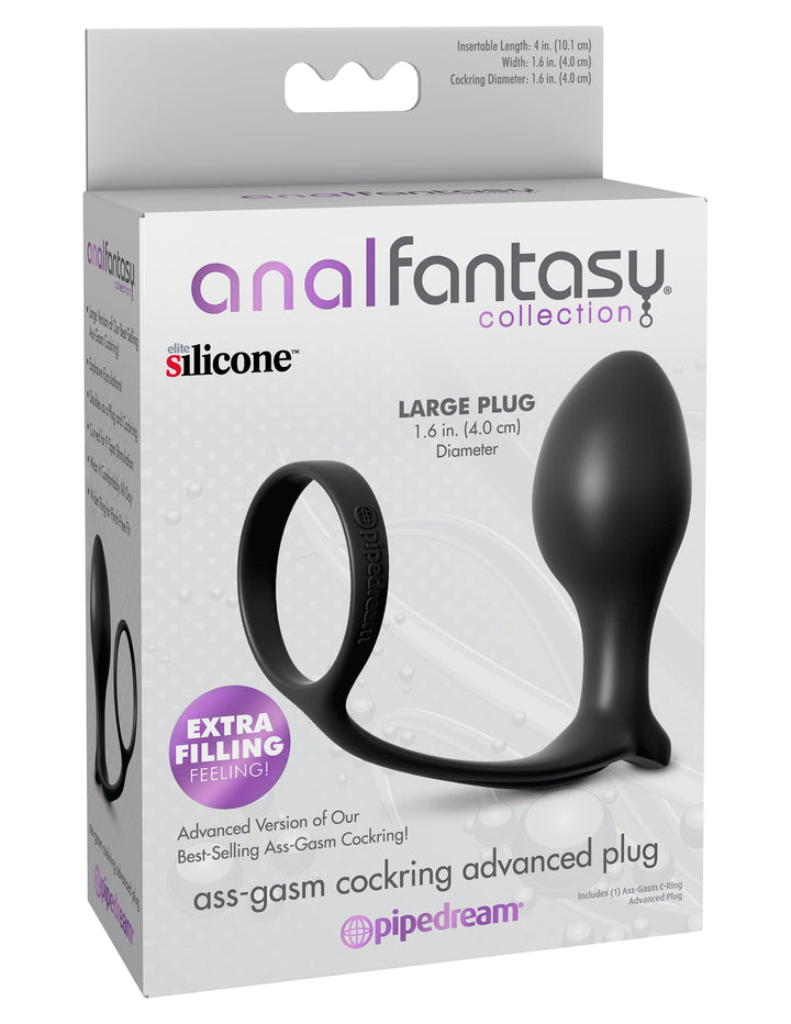 Anal Fantasy Collection Ass-Gasm Cock Ring Advanced Plug