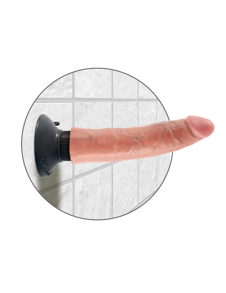 King Cock 7" Vibrating Cock