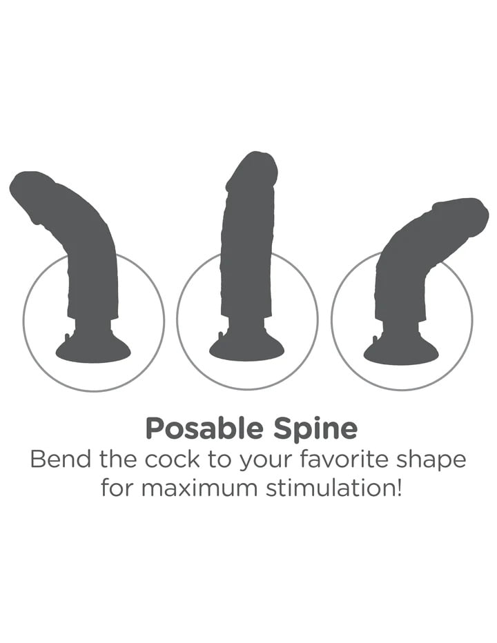 King Cock 7" Vibrating Cock