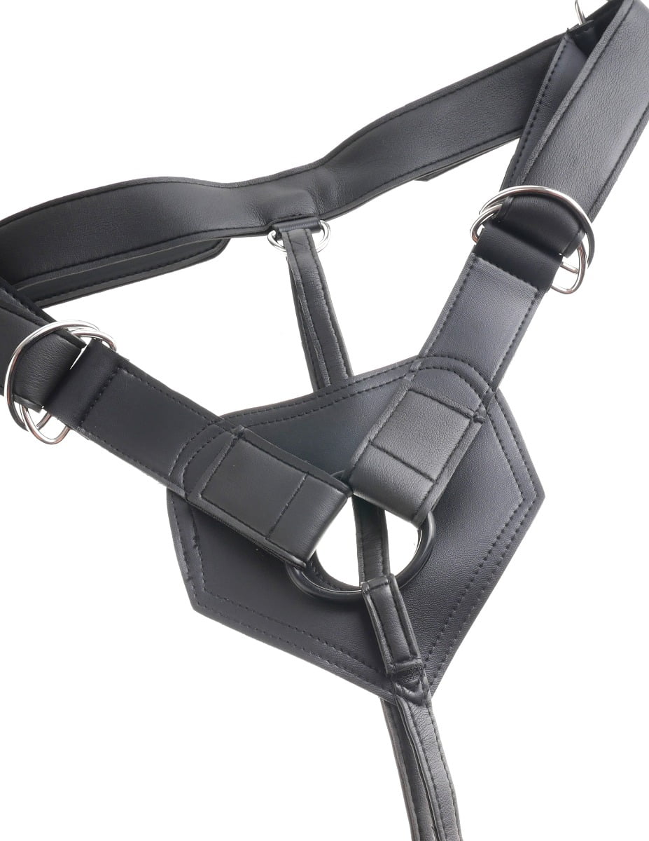 King Cock Strap-On Harness w 6 Inch Cock-12193