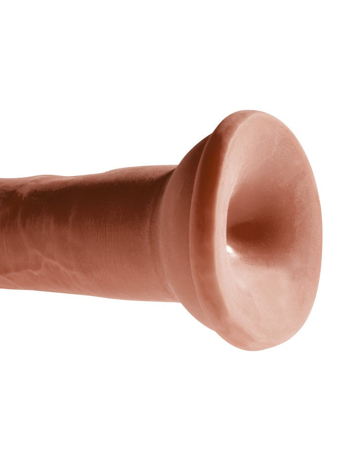 King Cock Plus 8" Triple Density Cock - Brown