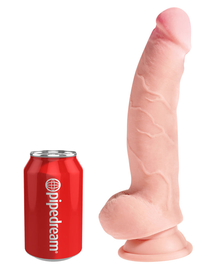 King Cock Plus 8" Triple Density Cock with Balls - Light