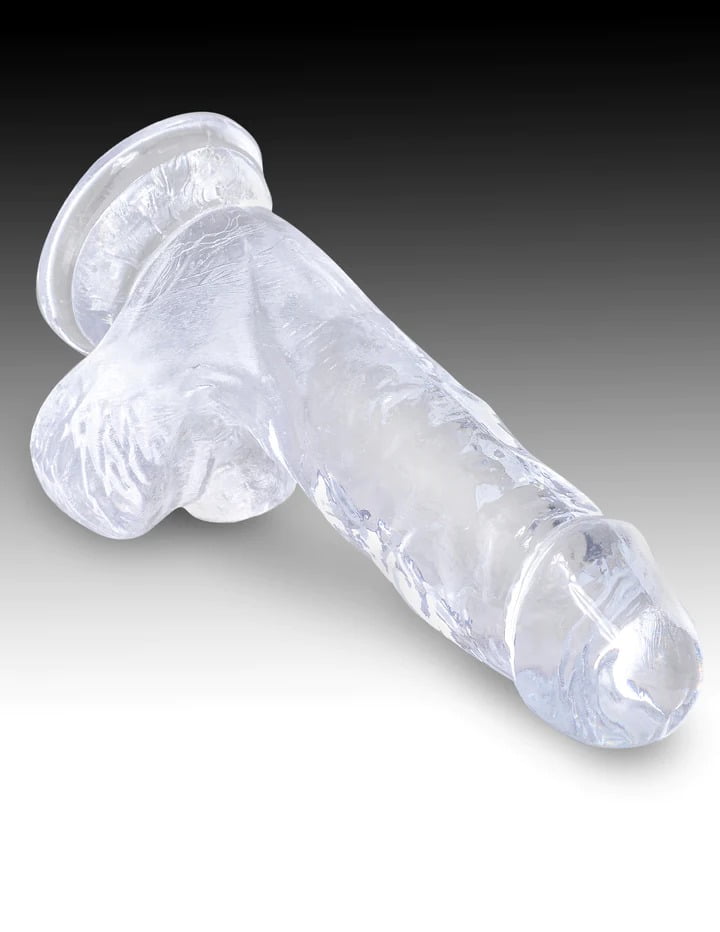 King Cock Clear 5" Cock with Balls