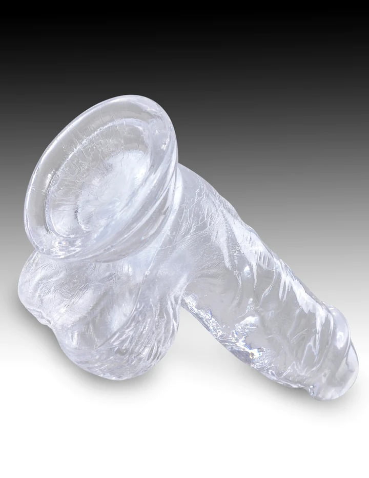 King Cock Clear 5" Cock with Balls