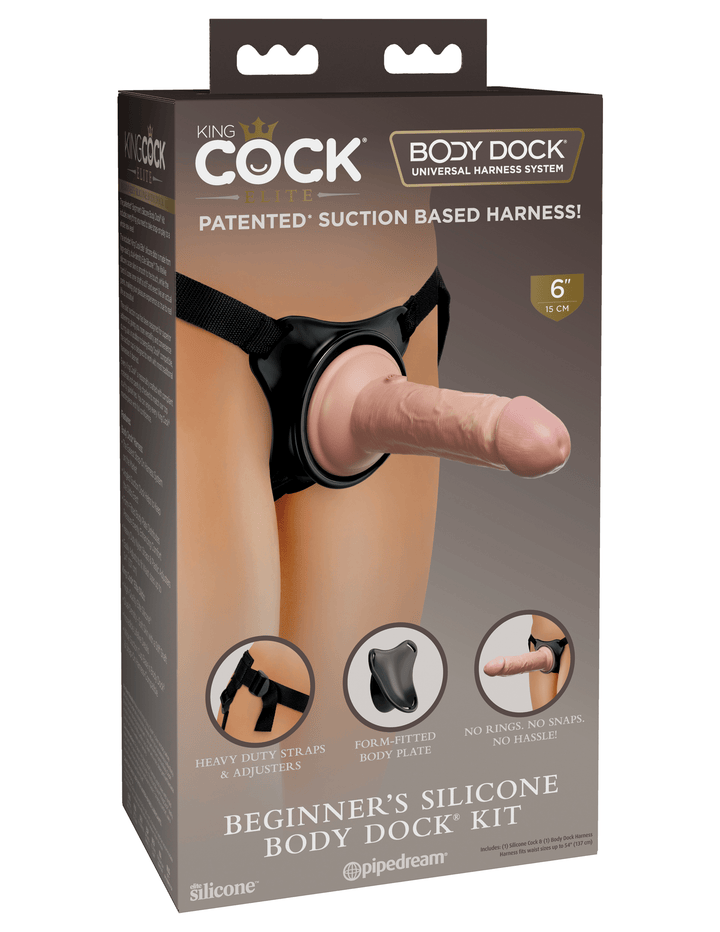 King Cock Elite Beginner's Silicone Body Dock Kit