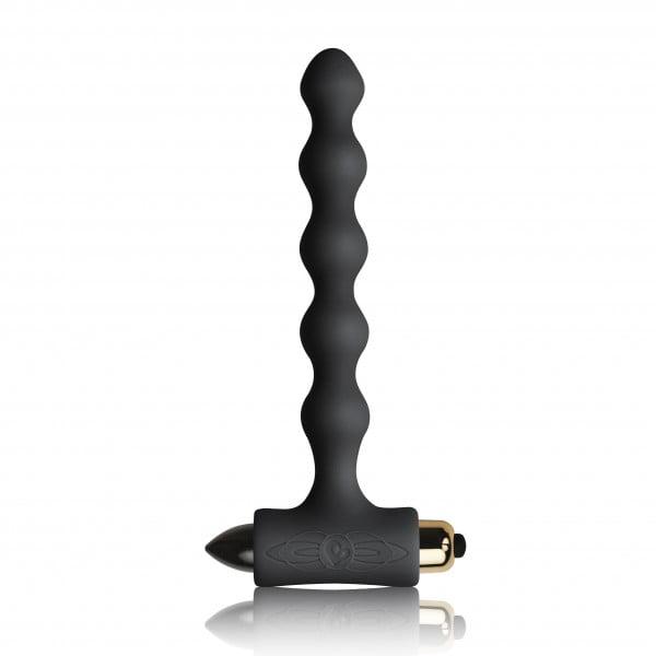 Rocks Off Petite Sensations 7 Speed Anal Pearls - Black