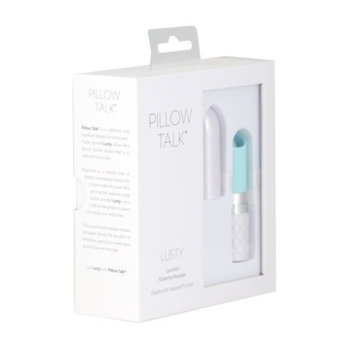 Pillow Talk Lusty Luxurious Flickering Massager Teal