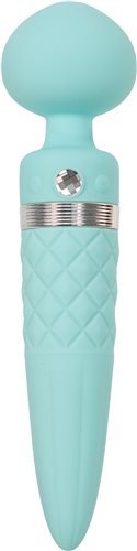 Pillow Talk Sultry Dual Ended Warming Massager Teal