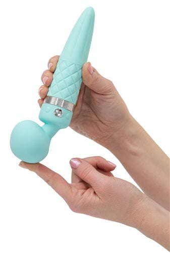 Pillow Talk Sultry Dual Ended Warming Massager Teal