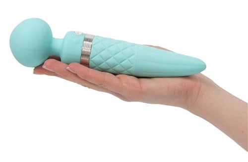 Pillow Talk Sultry Dual Ended Warming Massager Teal