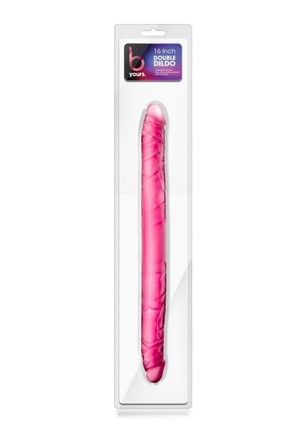Blush Novelties B Yours 16" Double Dildo - Pink