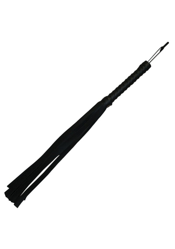 Sportsheets Sex & Mischief Faux Leather Flogger - Black