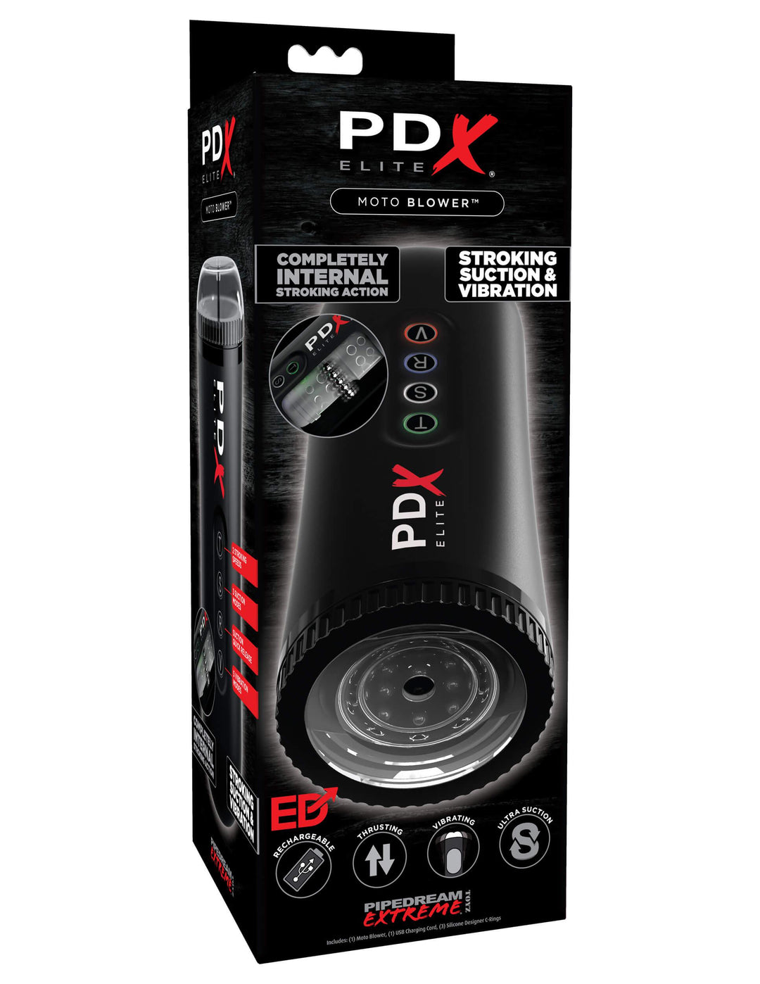Pipedream PDX Elite Rechargeable Moto Blower - Masturbator - Australia - Sexy Devil