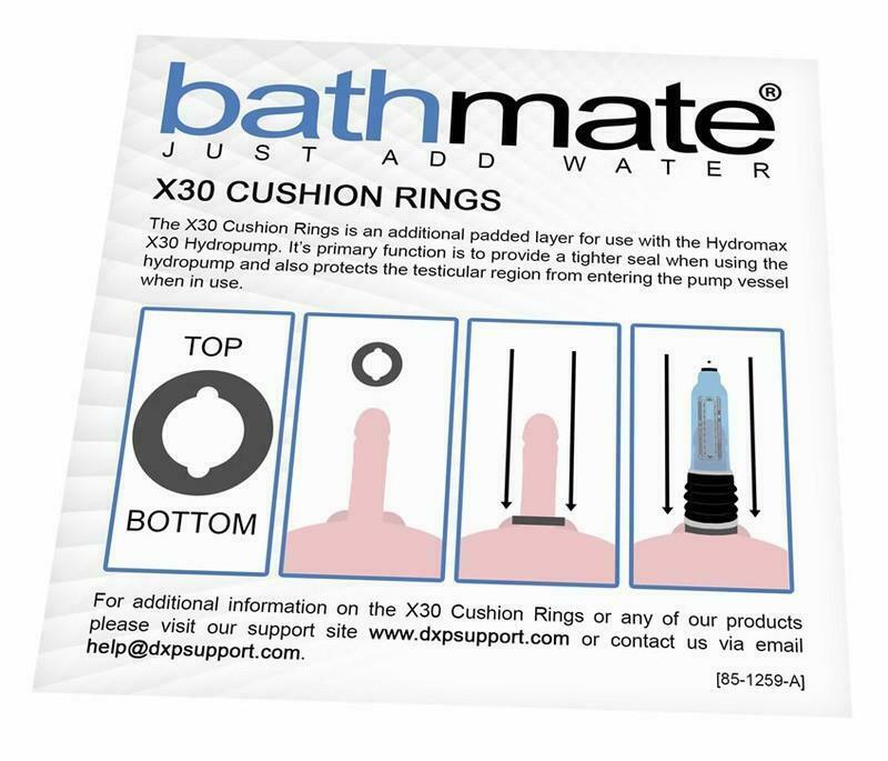 Bathmate Hydromax X40 Cushion Pad Rings