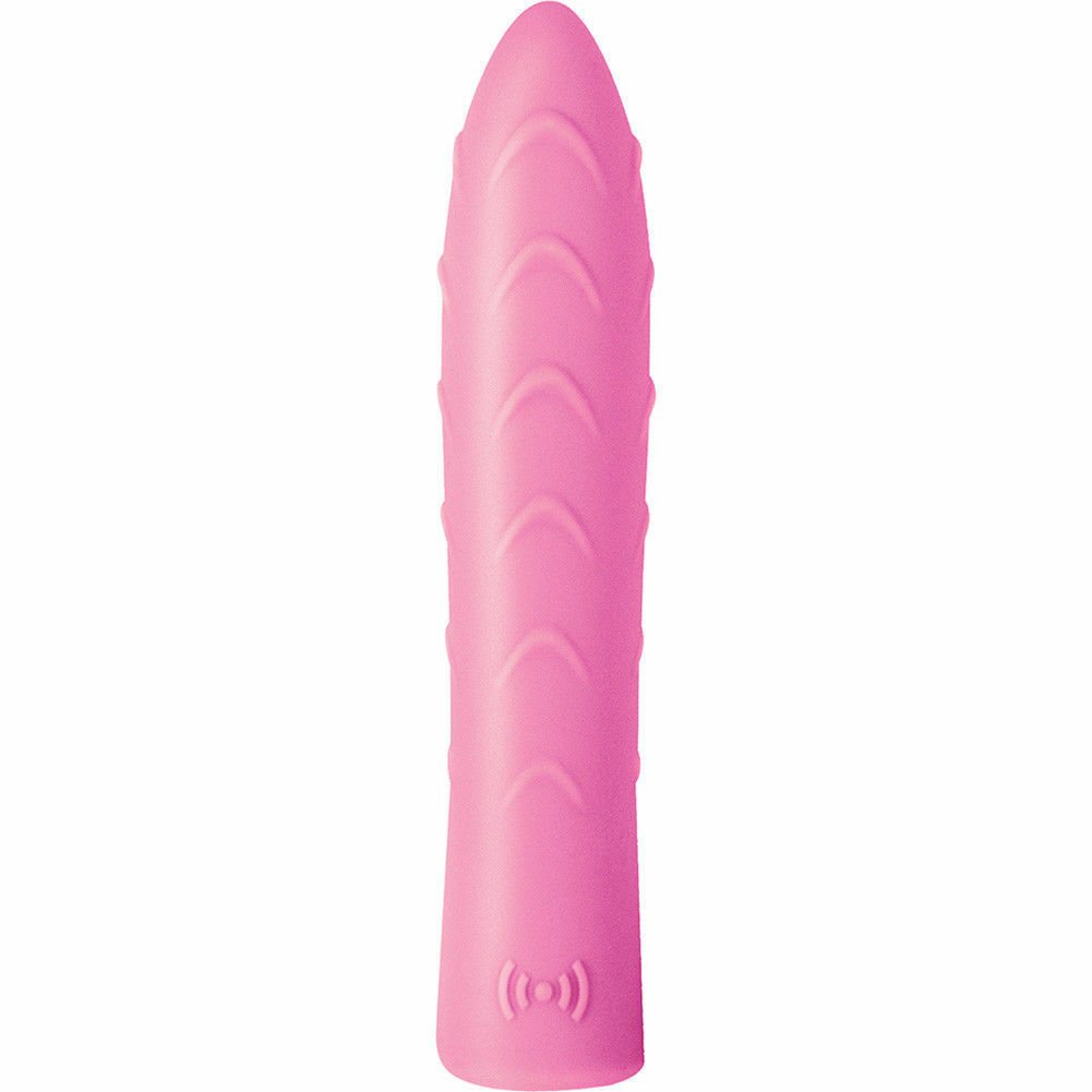 Nasstoys Touch The Wave Rechargeable Touch Activated Bullet - Ribbed - Pink