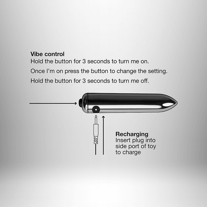 Rocks Off Rude-Boy Intense 10 Speed Rechargeable Prostate Stimulator