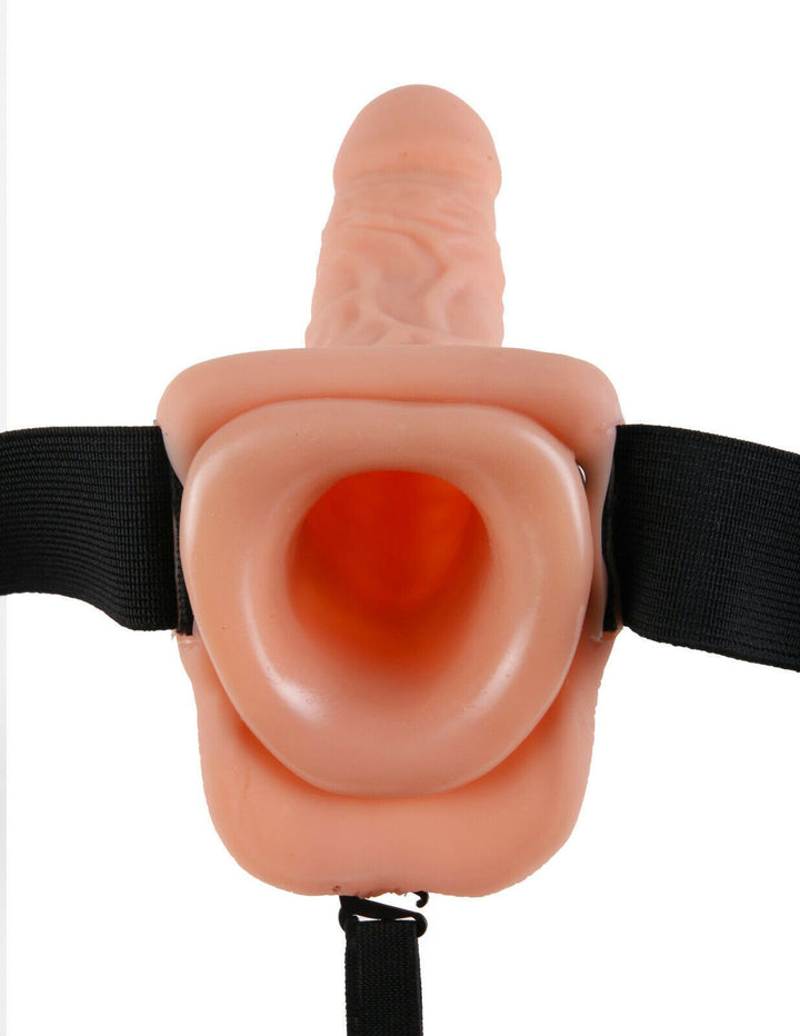 Fetish Fantasy Series 9" Hollow Strap-On with Balls