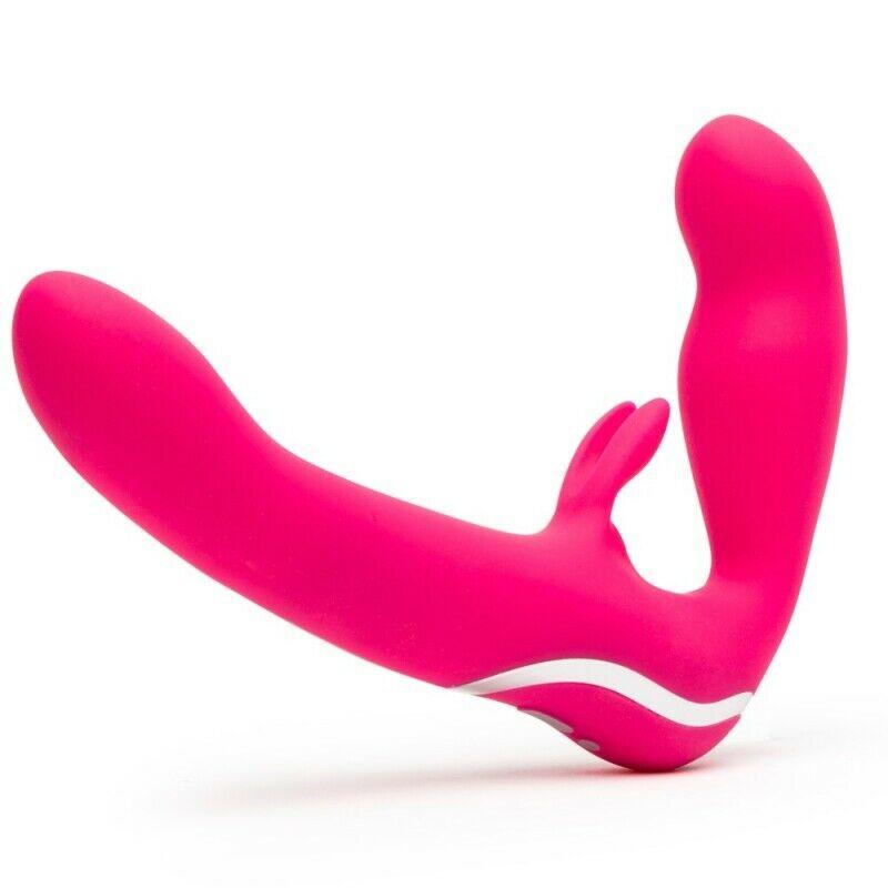 Happy Rabbit Rechargeable Strapless Strap-On Rabbit Vibe