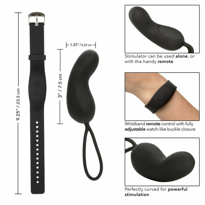 CalExotics Wristband Remote Wearable Curve Vibrator