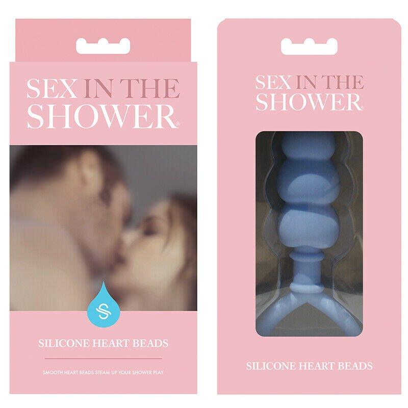 Sportsheets Sex In The Shower Silicone Anal Heart Beads
