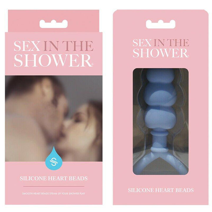 Sportsheets Sex In The Shower Silicone Anal Heart Beads