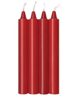 Icon Brands Make Me Melt Warm Drip Candles Red Hot 4pk