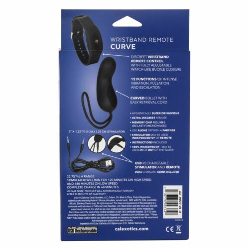 CalExotics Wristband Remote Wearable Curve Vibrator