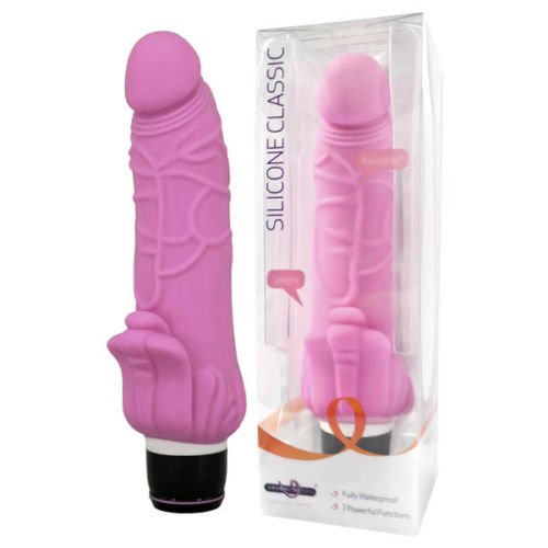 Seven Creations Silicone Classic Vibrator - Pink