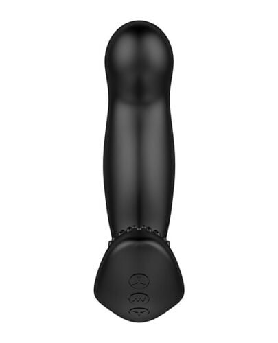 Nexus Boost Rechargeable Inflatable Vibrating Prostate & Perineum Massager with Remote Control - Black