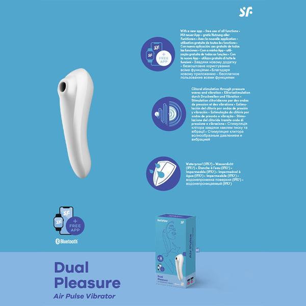 Satisfyer Dual Pleasure Clitoral Stimulator G-Spot Vibrator App Control