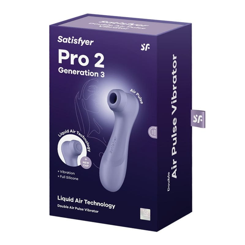 Satisfyer Pro 2 Gen 3 Air Pulse Clitoral Stimulator + Liquid Vibration