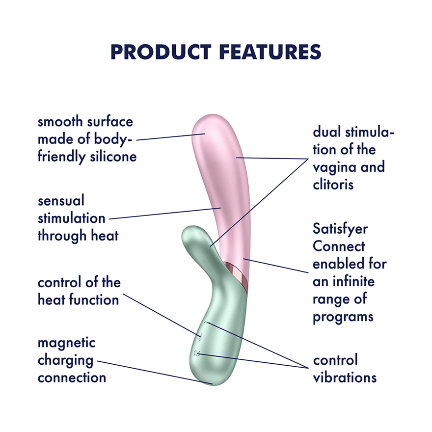 Satisfyer Hot Lover Rabbit Vibrator with App Control