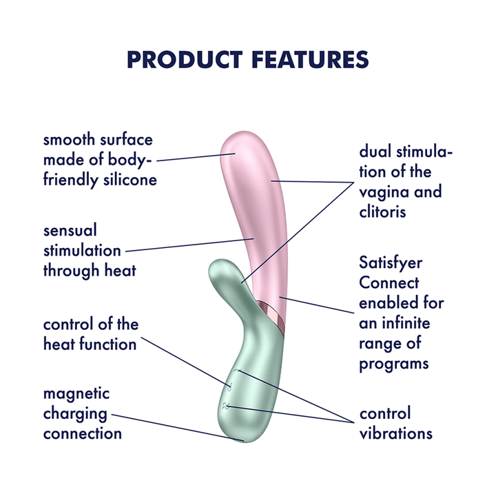 Satisfyer Hot Lover Rabbit Vibrator with App Control