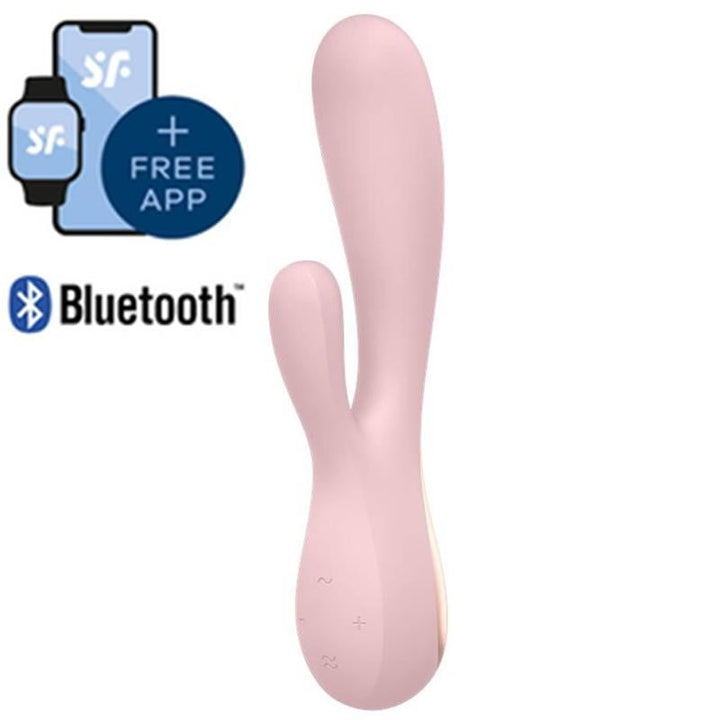 Satisfyer Mono Flex Rabbit Vibrator with App Control - Mauve