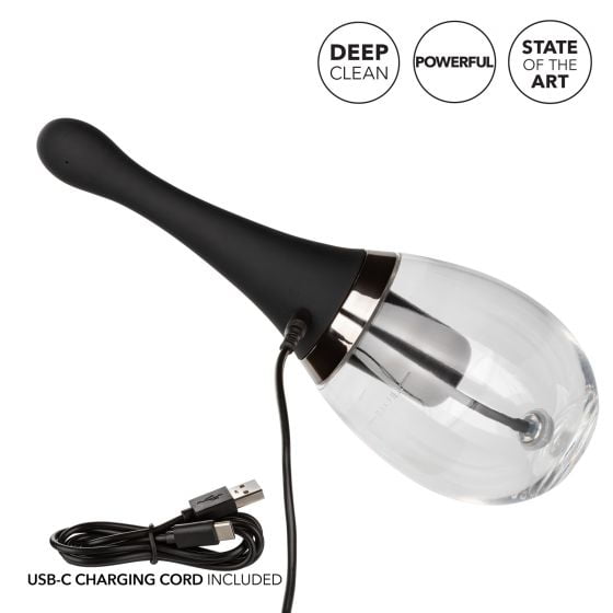 CalExotics Executive Rechargeable Auto Douche - Black & Clear