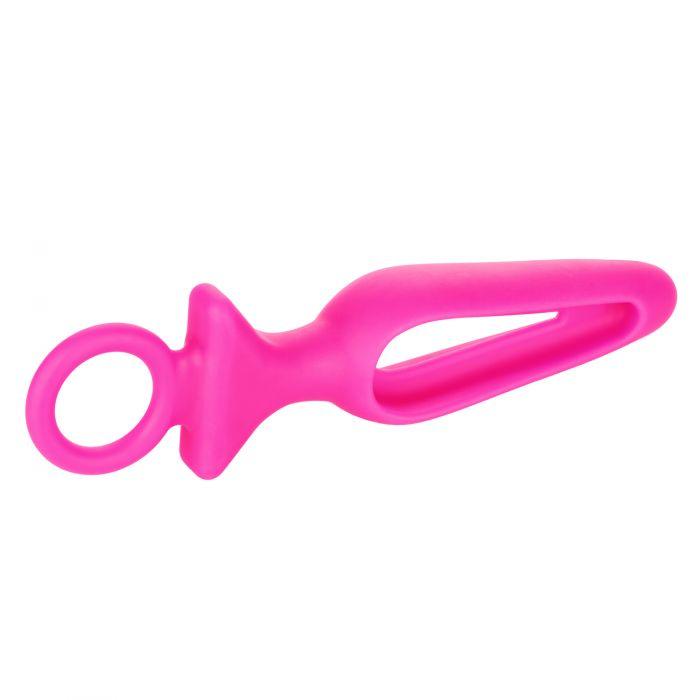 CalExotics Booty Call Silicone Groove Probe Butt Plug with Ring Pull