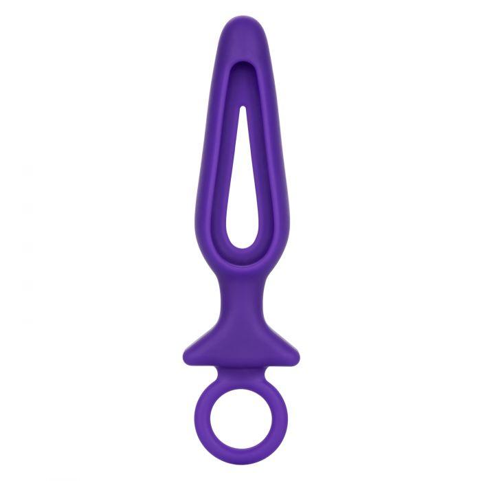 CalExotics Booty Call Silicone Groove Probe Butt Plug with Ring Pull