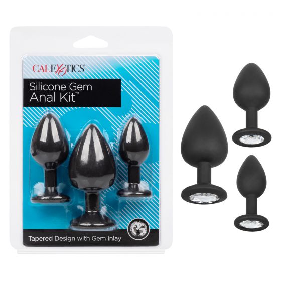 CalExotics Silicone Gem Anal Kit - Black