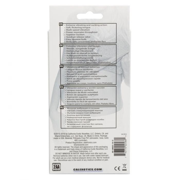 CalExotics Shane's World Vibrating Suction Tongue Clitoral Stimulator