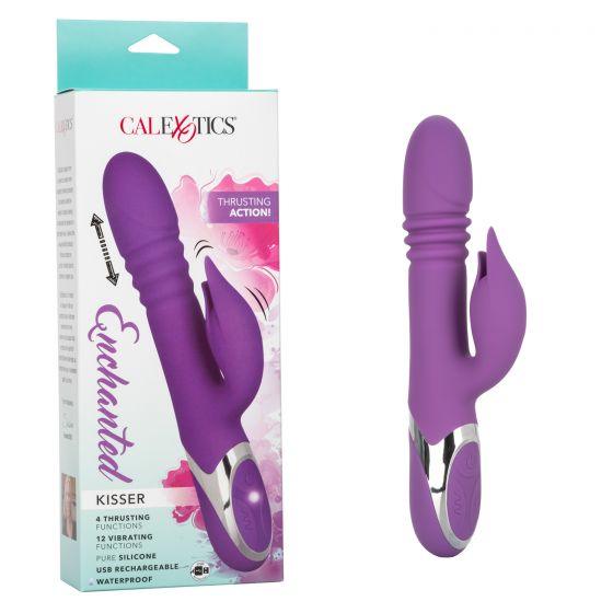 CalExotics Enchanted Kisser Rechargeable Thrusting Vibrator