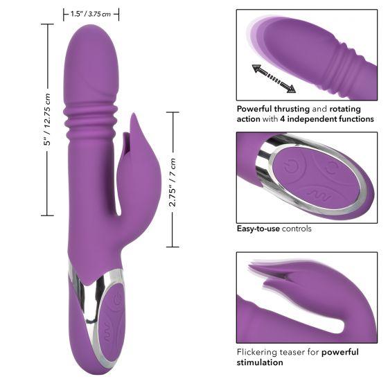 CalExotics Enchanted Kisser Rechargeable Thrusting Vibrator