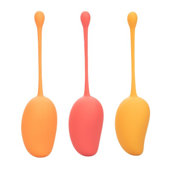 CalExotics Kegel Training 3pc Set - Mango