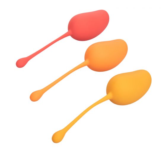 CalExotics Kegel Training 3pc Set - Mango