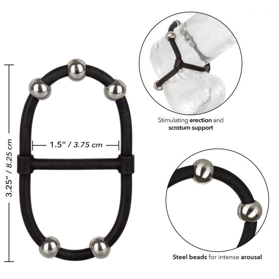 CalExotics Steel Beaded Dual Silicone Maximizer Cage