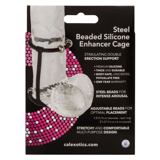 CalExotics Steel Beaded Silicone Enhancer Cage