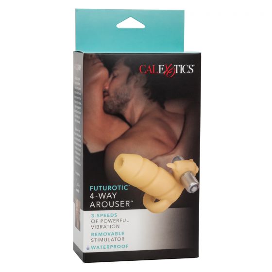 CalExotics Futurotic 4-Way Arouser Vibrating Penis Sleeve