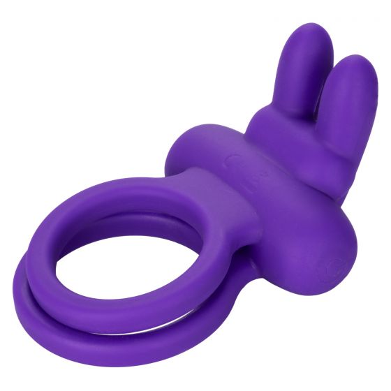 CalExotics Silicone Dual Rockin' Rabbit Vibrating Cock Ring