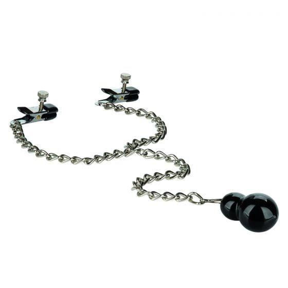 CalExotics Nipple Play Weighted Dual Tier Nipple Clamps